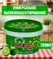 Моющее средство гель Нико "Лайм и мята" 250 гр 1/24